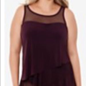 Miraclesuit Plus Size Tankini Top